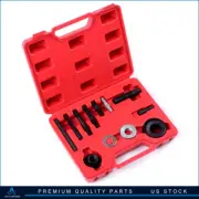Pulley Puller and Installer Power Steering Pump Remover Alternator - 13 PCS Kit