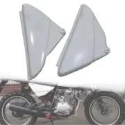 Motorcycle White Unpainted Side Panel Fairing Mudguard Cover Side Cover Protective Decorative Cover for Honda FTR223 FTR 223 Gloss Black