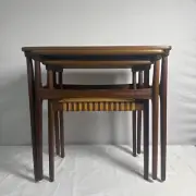 Vintage MCM Erling Torvits for HM (Heltborg Mobler), Denmark Teak Nesting Tables
