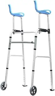Walker, Rollators Walker Walkers for Seniors Foldable Walker Lightweight Aluminum Alloy Disabled Assisted Walking Little Surprise