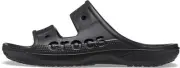 Crocs Unisex Baya Two-Strap Slide Sandals - Black
