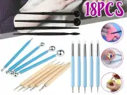 18pc Carvers Clay Sculpting Carving Pottery Tools Polymer Modeling DIY Sculpture