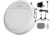 Robot Vacuum Cleaner with Mop, Smart App Control Wi-Fi/APP,for Pet Hair, Hard Floor and Carpet, Quiet Super 7.6cm Thin Automatic Self-Charging Robotic Vacuums Strong Suction (White)