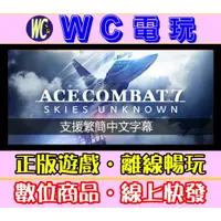 在飛比找蝦皮購物優惠-【WC電玩】空戰奇兵 7 未知天際 全DLC PC離線STE