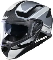 SMK Gullwing Supertour, flip up helmet , color: Matt Black/Grey/Light Grey/White , size: S
