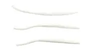Berkley PowerBait Floating Trout Worm Soft Bait 3 In White 15/Pk PBHFTW3-WH