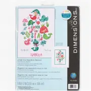 SeaSprout Baby Birth Record Cross Stitch Kit - Dive into Memories with 14ct Aida