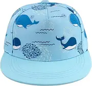 [BAVST] Kids Boy Girl Baseball Cap Baby Sun Hat Adjustable Toddler Trucker Hats with Flat Brim for Summer Outdoor