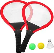 Kisangel 1Set Portable Badminton Racket Durable Rackets for Outdoor Fun Interactive Sports for Boys for Family Games Beginners