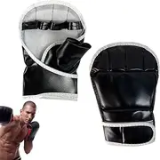 Gloves Combat Gloves - Boxing Fight Gloves, Panchin - Open Palm Boxing Kickboxing Gloves for Gang Bags - Muay Thai Martial Arts - Racing Combat Gloves