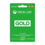 微軟XBOX LIVE 12 個月金會員 數位下載版