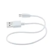 SHORT 1FT MICRO USB CABLE FAST CHARGE POWER CORD SYNC WIRE WHITE For CELL PHONES