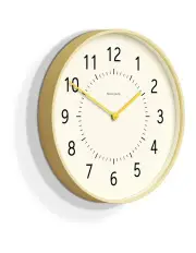 [Newgate] Monopoly Plywood Wall Clock With Yellow Hands in Multi
