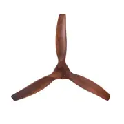 52" Solid Wood Ceiling Fan with Remote 6 Speeds Low Profile Ceiling Fan No Light