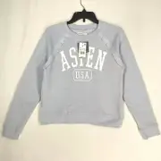 Grayson Threads ASPEN Graphic Sweatshirt Womens Small Soft Stretch