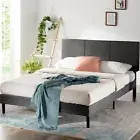 Zinus Cambril Fabric Bed Frame Dark Grey - Single