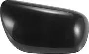 X AUTOHAUX Right Side Car Side Door Wing Mirror Cover Rear View Mirror Cap for Toyota Yaris 2008-2013 Gloss Black