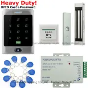 Waterproof RFID Card + Password Door Access Control System + Door Magnetic Lock