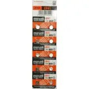 Maxell LR41 AG3 192 1.5V Alkaline Button Cell Thermometer Battery (10 Batteries)
