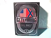 GETTYSBURG CIVIL UNREST THREE DECKS OF PLAYING CARDS BY TOMLINSON (BLACK SEALED)