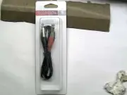 New Radioshack 3ft Dual 1/4 Mono Plug To 1/8 Stereo Male Y-cable For Djs