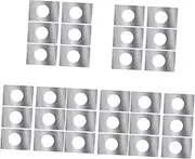 30 Pcs Repair Deadbolt Cover Stainless Steel Fixed Cover Filling