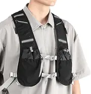 [Generic] Trail Running Vest - Adjustable Running Vest PackLightweight,Water Backpack Breathable Cell Phone Holder for Cycling, Hiking, Mountaineering