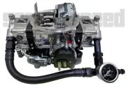 Carb Dual Inlet Fuel Feed Line -8 AN Holley 4150 with gauge Made in USA