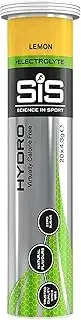 Science In Sport GO Hydro Tablet Lemon Tube - 20 Tablets per Tube (Pack of 8)