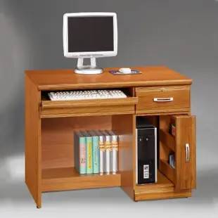 【MUNA 家居】希爾達樟木色實木3.2尺書桌下座另有電腦桌(桌子 書桌 電腦桌 辦公桌)