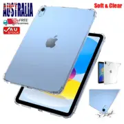 For iPad 5/6/7/8/9/10/11th Gen Air Pro Mini Soft Silicone Case Shockproof Cover