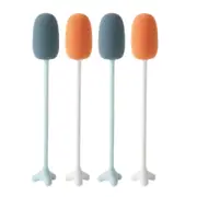 4 Pcs Bottle Travel Cleaners Adjustable Length Sponge Cup Washing