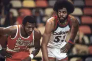 Kentucky Colonels Artis Gilmore In Action Basketball 1975 Old Photo 5