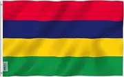 ANLEY Fly Breeze 3x5 Feet Mauritius flag - Vivid Color and Fade Proof - Canvas Header and Double Stitched - Mauritian Flags Polyester with Brass Grommets 3 X 5 Ft