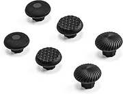 Replacement Thumbstick Caps for PS5 DualSense Edge Controller, Adjustable Thumb Stick Grips for PlayStation 5 Pro Elite Controller with 6 Analog Joysticks