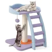 PETSITE Small Cute Cat Tree, 19 Inches Modern Cat Tower for Indoor Cats with ...