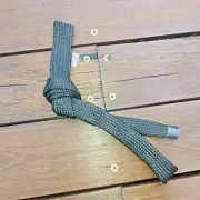 1.1m x Size 10 Black Marlow Dyneema Chafe Sleeve Pro Winch Rope Cover Guard Sock