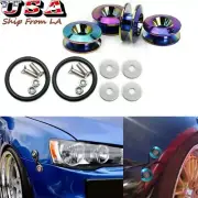 JDM Race Car Quick Release Fastener Universal Bumper Fender Hatch Lid Neo Chrome (for: Honda Civic)