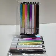 8-Multi-Colored 5" Stylus Touch Screen Pens Universal Compatibility.