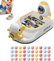 Table Pinball Machine - Portable Pinball Machine | Table Space Station Pinball Game Toys | Portable Desktop Game with Score Board for Kids, Children, Toddler, Girls, Boys
