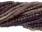 Twenty 14" Strands Purple Lavenders Glass Seed Bead Mix Approx 3,300-3,600 Beads