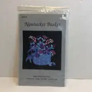 Nantucket Basket Applique Quilt Pattern 14"