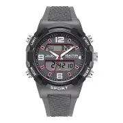 Kenneth Cole Reaction Men's Analog Digital Watch Silicone Strap KRWGP2189202