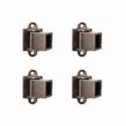 Fortress FE26 CBS 04 1” Miter Adjustable Collar Bracket Pack of 4 Antique Bronze