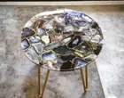 Natural Agate Stone Coffee Table Top For Living Room Hallway Furniture Table Top