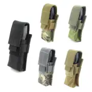 Tactical OC Spray Flashlight Pouch Holster Sports Molle Utility Pouches