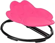SiaBiced Sensory Rotating Chair for Children, Anti Slip Stable Stable Stable Gift, Pink Red, as described