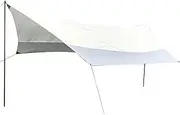 Beach Tent Sun Shelter,17.06 Ft × 14.76 Ft Camping Tent Canopy - Large Coverage, Heavy Duty Sunshade, UV Protection for Backpacking