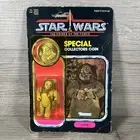 Vintage Star Wars LUMAT Ewok Power of The Force 92 Back Kenner 1985 w/ Coin
