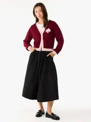 Spade Logo Colorblock Cardigan
